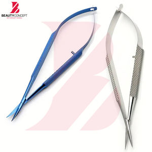 Tijeras de Precisión Micro de 11.5 cm, Nuevas y Modernas, Punta Fina, Acero Inoxidable de Primera Calidad, Tijeras de Belleza Manuales Cómodas con Resorte - Product Image 4