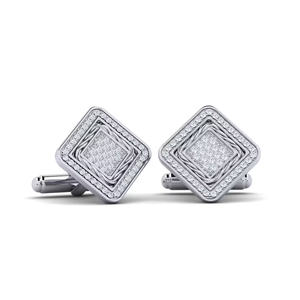Wholesale 9K Gold <b>Cufflinks</b> for Men Luxury Fine Jewelry Custom Logo <b>Shirt</b> Accessories for Business and Wedding - Product Image 3