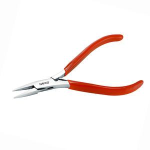 Fournitures de bijouterie haut de gamme, pinces à bijoux de qualité supérieure, pinces à bec plat micro, 130 mm, acier inoxydable, équipement d'outils de bijouterie - Product Image 1