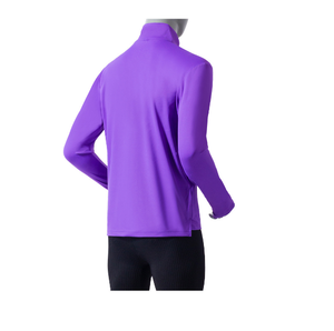 High Quality Daily Men <b>Workout</b> Compression Training Yoga <b>Jacket</b> With Thumb Hole Long Sleeve Half Zipper Top Women Gym Sport Wear - Product Image 2
