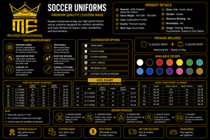Custom <b>Soccer</b> Uniform Set | Sublimated Football Jersey & Shorts | Personalized Team <b>Soccer</b> Kit | OEM ODM Manufacturer - Product Image 5
