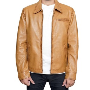 Men Fashion Design New <b>Leather</b> <b>Jacket</b> Premium Quality Cowhide <b>Leather</b> <b>Jacket</b> For Men - Product Image 5