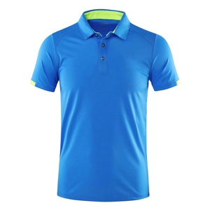 Vêtements de golf élégants et ajustés avec logo personnalisé en polyester pour polos pour hommes - Product Image 4