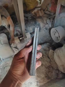 Placa de cuerno de búfalo natural hecha a mano con rayas blancas y negras para la fabricación de monturas de gafas y asas. - Product Image 2