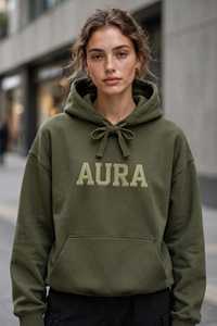 Sudadera con Capucha 100% Algodón, Felpa, Informal, Tallas Grandes, Ropa de Invierno, Transpirable, con Bolsillo, Diseño con Letras Estampadas en la Parte Delantera, para Adolescentes - Product Image 4