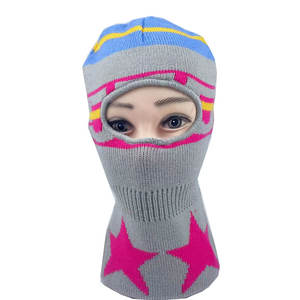 Masque cagoule en laine tricotée, chapeau d'hiver intégral, doux, chaud, thermique, pour le ski, la moto, le cyclisme, les sports de plein air - Product Image 1