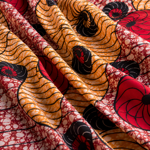 Tissu authentique africain imprimé wax, coton Ankara, textile batik pour robes, vêtements, couture, mode, vente en gros - Product Image 4