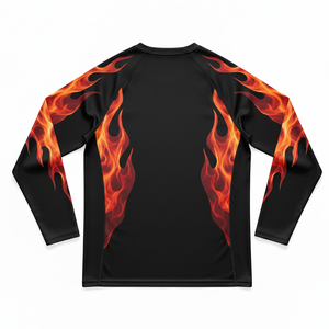 High Performance Sublimated Compression Shirt Muscle Recovery Support Base Layer Odor Resistant Gym Training Clothes - Product Image 3