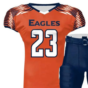 Camiseta de Fútbol Americano Sublimada Extra Grande, Personalizada, de Verano, Corta, Transpirable, de Alta Calidad, para Equipo Profesional - Product Image 2