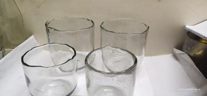 Vela de burbujas de cristal reciclada - Product Image 3