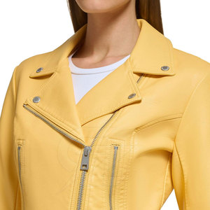 Veste en cuir pour femme la plus vendue, manches longues, sur mesure, tricotée, respirante, imperméable, séchage rapide, fabriquée au Pakistan - Product Image 5