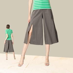 ODM Nueva moda elegante Pantalones de pantalón de diseño recortado para damas - Product Image 4