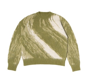 Pull en maille jacquard à col rond et manches longues pour homme, de haute qualité, personnalisé, en mohair, OEM ODM, tricot haut de gamme - Product Image 2
