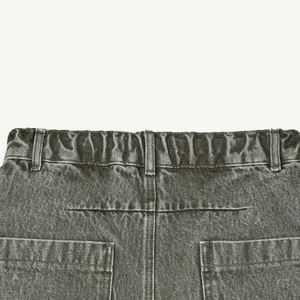 Shorts en jean personnalisés avec logo pour l'école et les loisirs en extérieur, style décontracté quotidien, coutures durables, style urbain moderne pour garçons 2026 - Product Image 5