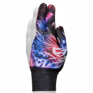 Gants de billard professionnels unisexes respirants en matière douce et très élastique avec sangle de poignet réglable antidérapante pour droitier - Product Image 1