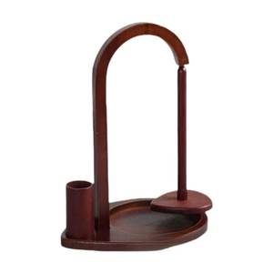 AZ ENTERPRISES AZE-YS056 Eco-Friendly Portable Wooden Double Spindle Yarn Holder & Spinner Stand for Knitting <b>Crochet</b> Sewing - Product Image 1