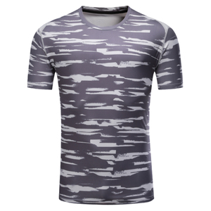 Custom Sublimated <b>100</b>% <b>Polyester</b> Casual Men T <b>Shirts</b> Jersey Short Sleeve Regular Fit Quick Dry Breathable Gym Sports OEM Logo - Product Image 3