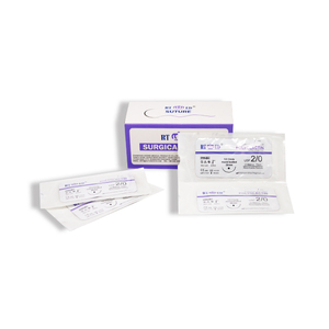 OEM <span class=keywords><strong>polyglactin</strong></span> 910 hấp thụ chỉ khâu bện phẫu thuật chủ đề với kim CE/ISO được phê duyệt - Product Image 4