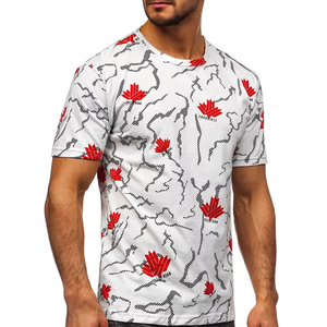 Nouveau prix de gros usine T-shirt homme 100% coton personnalisé, lavé, impression par sublimation sur le devant, motif uni, séchage rapide - Product Image 5