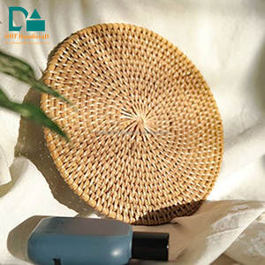 Meilleures ventes 2025 : Ensemble de vaisselle à prix abordable, dessous-de-plat et sous-verre en rotin, produit phare - Product Image 6