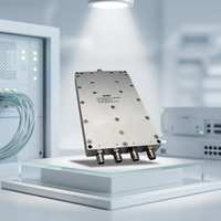 Diviseur de puissance RF large bande 1 à 4 voies 0,4-6 GHz à isolation élevée et faible perte pour systèmes DAS d'infrastructure sans fil