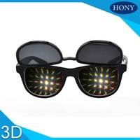 Lunettes de soleil à Rave en arc-en-ciel, manchette avec effet prisme, Kaleidoscope, Rave