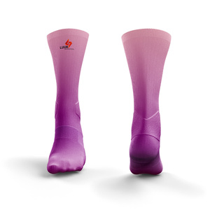Custom Printed Crew Knitted Sports <b>Socks</b> with Spandex, Nylon, and Cotton High Quality Medium Thickness Anti Slip High <b>Grip</b> <b>Socks</b> - Product Image 1