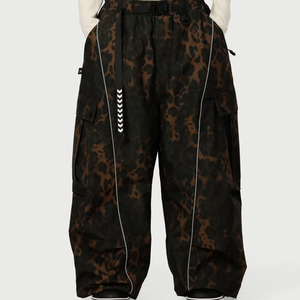 Pantalones de esquí impermeables y cortavientos con cremallera para hombre, unisex, térmicos, para nieve, deportivos, extragrandes, tipo cargo - Product Image 5