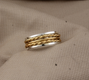 Bague de luxe en argent sterling 925, anneau uni poli de haute qualité, bague statement, vente en gros, bague minimaliste unisexe en argent - Product Image 3