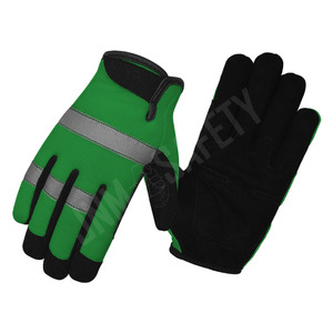 ถุงมือทำงานนิรภัยสำหรับผู้ชาย ยี่ห้ออามาร่า ทำจากหนังสังเคราะห์ เสริมความแข็งแรงด้วย EVA บุแผ่นรองรับแรงกระแทก ผสมผสานสแปนเด็กซ์เคลือบด้วยนีโอพรีน ออกแบบมาเพื่อการใช้งานทางเครื่องกล - Product Image 2