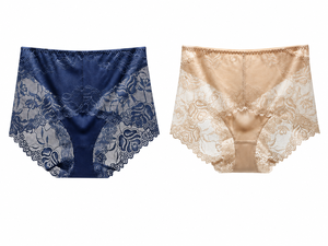 Lot de 5 strings taille basse pour femmes, en polyester respirant, sans coutures, confortables et décontractés, disponibles en noir, bleu marine, rouge, beige et blanc - Product Image 3