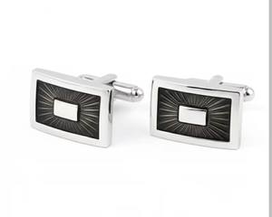 Boutons de manchette personnalisés de luxe pour hommes |   Boutons de manchette en acier inoxydable et argent sterling 925 |   Bijoux de manchette pour chemise de mariage en gros - Product Image 1