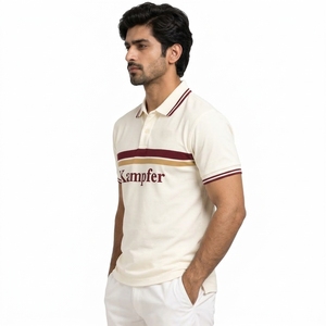 เสื้อเทนนิสทรงทันสมัยสำหรับผู้ชาย ผลิตจากผ้าที่มีน้ำหนักเบา สวมใส่สบาย ดีไซน์อเนกประสงค์ เหมาะสำหรับการฝึกซ้อม - Product Image 3