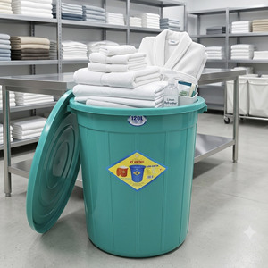 Commercial Eco-Friendly Durable Plastic <b>Water</b> Bucket Lid Large Capacity Storage <b>Container</b> for Cleaning <b>Water</b> Carrying Utility - Product Image 1
