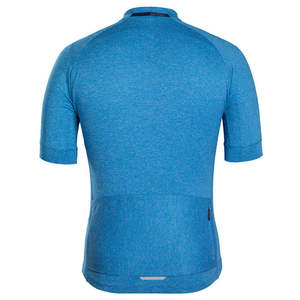เสื้อจักรยานผู้ชายแบบสั่งทำ แขนสั้น สีกรมท่าเข้ม ดำ ซิปเต็มตัว สำหรับฤดูร้อน - Product Image 3