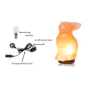 Custom Logo High Grade Himalayan Pink <b>Crystal</b> Salt Lamp Electric Induction Lamps Contemporary Home Office Gift Indoor Decor - Product Image 4