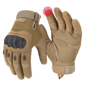 Guantes de Motocicleta de Cuero Transpirables con Pantalla Táctil, Antideslizantes, Protección UV, Logotipo Personalizado - Product Image 4