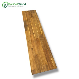 Tableros de madera para muebles con acabado de junta de dedo de acacia de teca dorada - Product Image 3