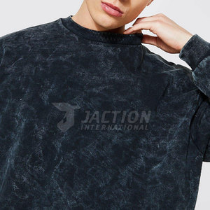 Sudaderas de Alta Calidad para Hombre, Estilo Streetwear, Lavado Ácido, Básicas, Oversize, Sudaderas con Lavado Ácido para Hombre - Product Image 4