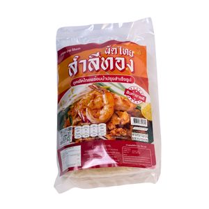 บะหมี่กึ่งสำเร็จรูป ซัมเล่อทอง ผัดไทย อาหารข้างทางไทยแท้ ขายส่ง ขายปลีก ขายส่งจำนวนมาก พร้อมรับประทาน ได้รับการรับรองฮาลาล บรรจุถุง สะดวก - Product Image 1