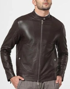 Chaqueta de Cuero Genuino para Hombre, Estilo Invernal, Chaquetas de Cuero a la Moda para Hombre, Costuras Resistentes, Ajuste Cómodo AI-LJ-061 - Product Image 2
