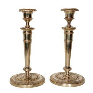 Wholesale Vintage <b>Brass</b> Taper Candle Holder Set Metal Gold <b>Candlestick</b> Stand for Wedding Centerpiece Home Decor Party Supplies - Product Image 4