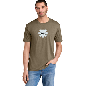 เสื้อยืดผ้าเมลันจ์ผสมสามชนิดสุดหรู แขนสั้น ปรับแต่งได้ ผลิตในสหรัฐอเมริกา - Product Image 6