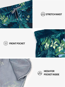 Shorts de plage pour femmes sur mesure, respirants, à séchage rapide, coupe-vent, 100% polyester, couleur unie, motif personnalisé, shorts décontractés - Product Image 5