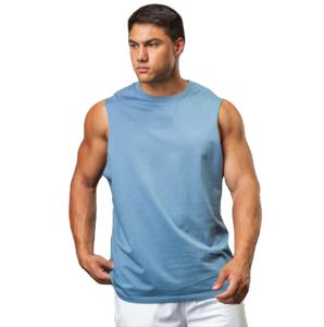 Chalecos Deportivos de Primera Calidad para Hombre, Camisetas sin Mangas para Fisicoculturismo, Estilo Urbano, Transpirables, Ecológicos, de Poliéster/Algodón, de Secado Rápido - Product Image 1