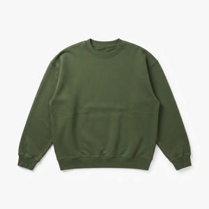 Sudadera de cuello redondo de algodón grueso con tejido de rizo, estilo casual, oversize, lisa, para hombre, OEM ODM - Product Image 6