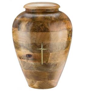 Walnut Carved Cremation Urn Wooden Ashes <b>Keepsake</b> <b>Memorial</b> <b>Box</b> Adult Funeral Urn Custom Color - Product Image 5