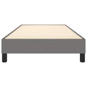Cadre de lit double en tissu gris foncé sans matelas, lits rembourrés, exclusivité américaine - Product Image 5