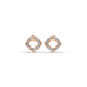 Boucles d'oreilles en diamant de culture avec un design en nœud circulaire - Product Image 6