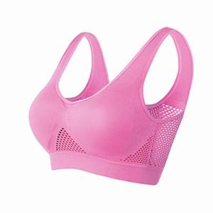 Nuevo sujetador deportivo sin aros para mujer, para las cuatro estaciones, con cuello en U, a la moda, sin costuras, antideslizante y antirreflejos, ropa interior femenina - Product Image 6